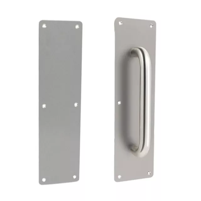 Stylish and Functional Stainless Steel Handle for Exposed Wooden Doors