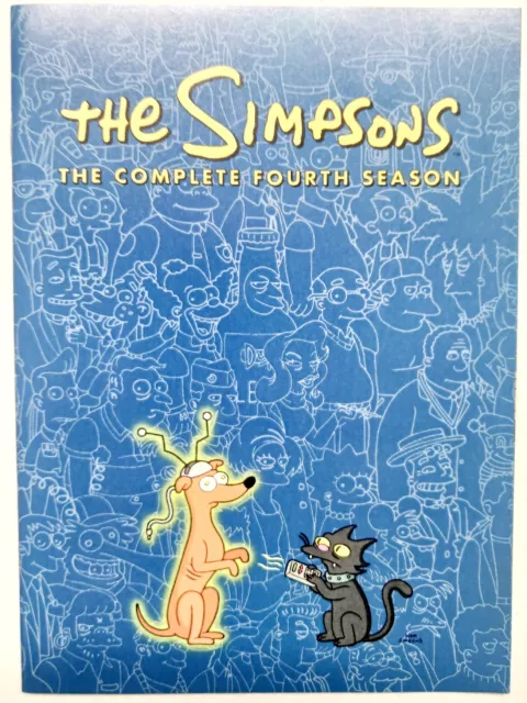 THE SIMPSONS episode guide INSERT only for SEASON 4, for the 4-DVD set