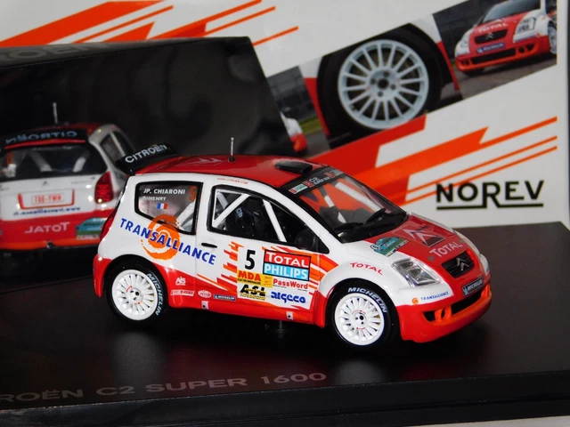 Av357 Norev 1/43 Coffret Citroen C2 Super 1600 #04 2004 Edition Limite