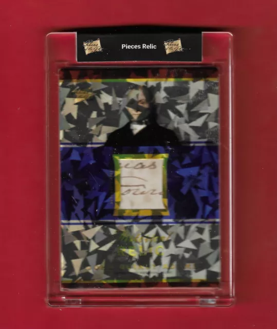 2022 PIECES OF the Past Presidential Edition John Quincy Adams Relic 3