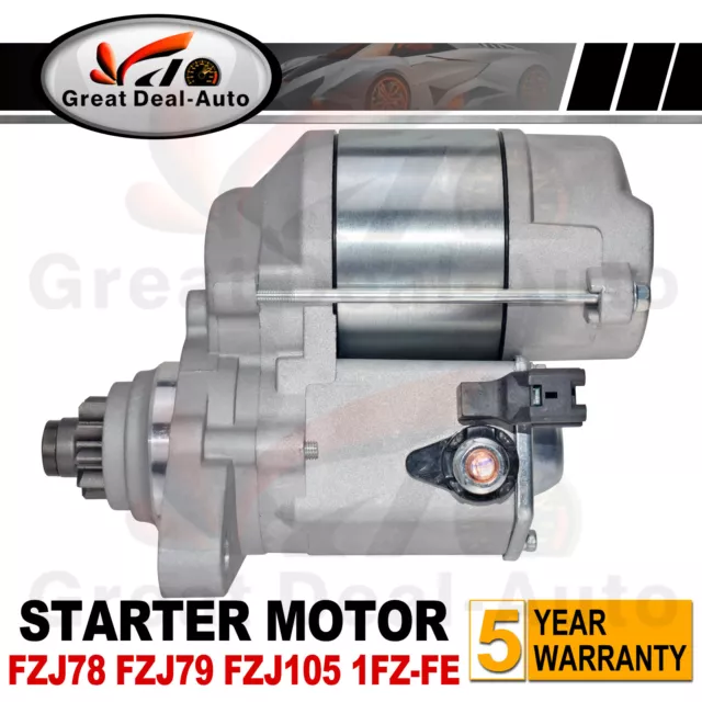 Starter Motor Suitable For Toyota Landcruiser 80 100 series 1FZ-FE Petrol FZJ80