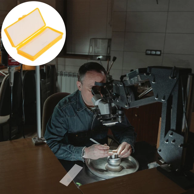 MICROSCOPE MICROMETER CALIBRATION Ruler Reticle Calibrating Platform £8 ...