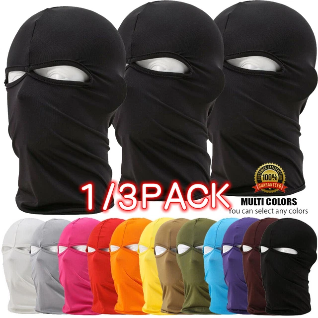 Two Holes CS Thin Balaclava Face Mask Outdoor Anti UV Unisex Breathable Headgear