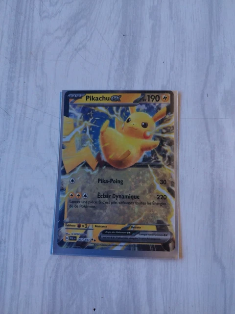 Pikachu EX - 063/193 - Carte Pokémon Évolutions à Paldea EV02 main image 1