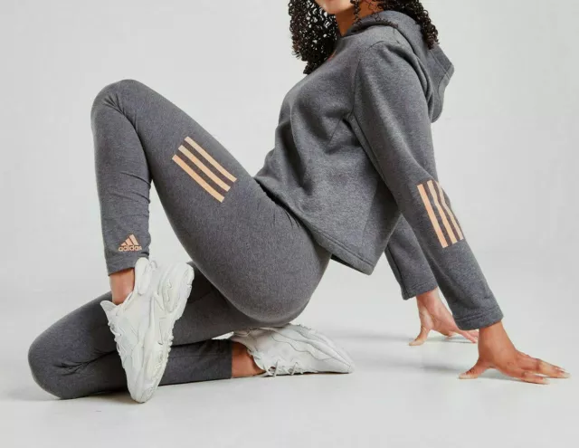 Childrens grey on sale adidas leggings