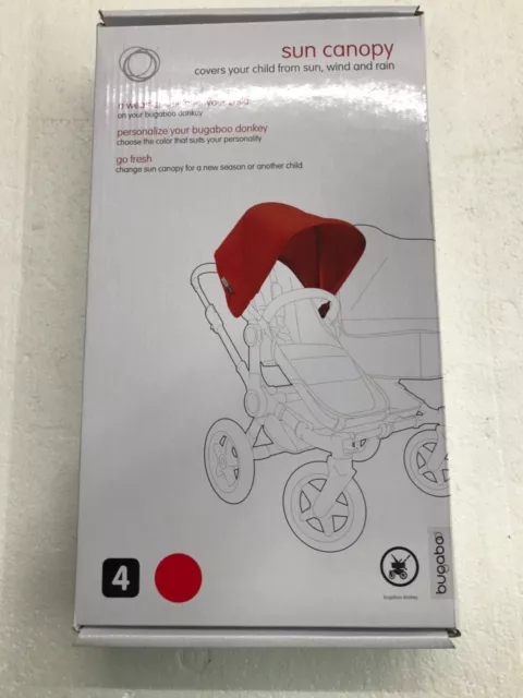 BUGABOO Donkey Sun Canopy-Red BUGABOO Donkey Sun Canopy-Red