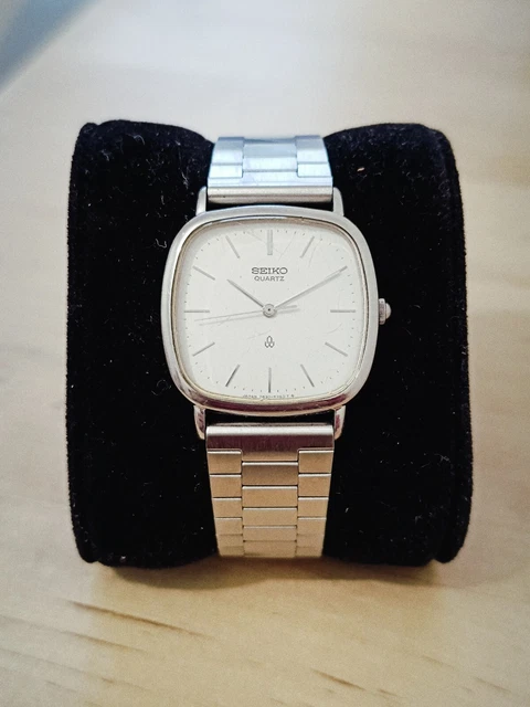 Montre Quartz Vintage Années 80 - Femme - Boîtier Et Bracelet Plaqué Or - Cadran Blanc