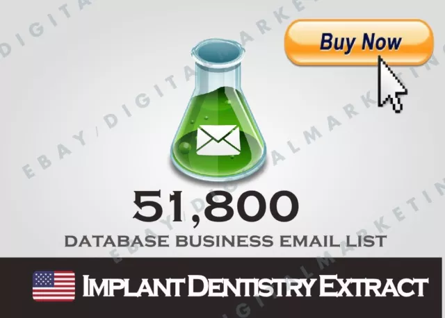 USA Implant Dentistry Extract Database | USA Database | US Emails | US leads