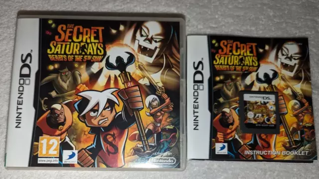 The Secret Saturdays: Beasts of The Fifth Sun - Nintendo DS (3DS Compatible) CIB