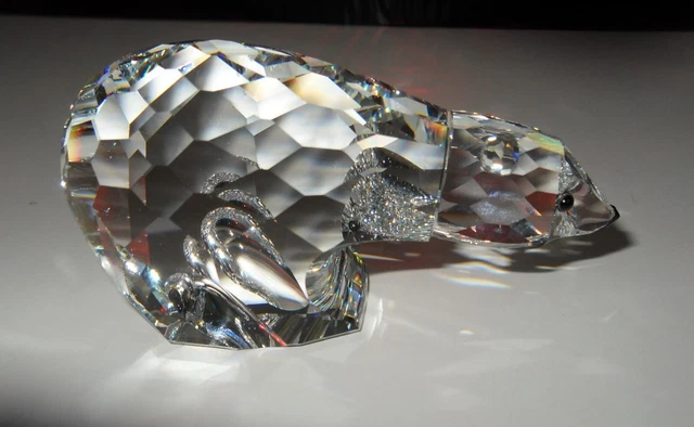 Swarovski Crystal Figurine Polar Bear #013747/ 7649 Block Logo