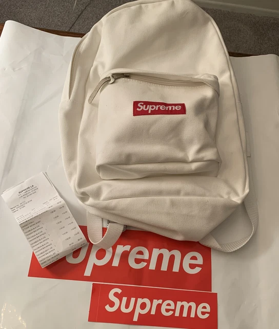 SUPREME BLACK BACKPACK FW21 (IN HAND) OS 100% AUTHENTIC