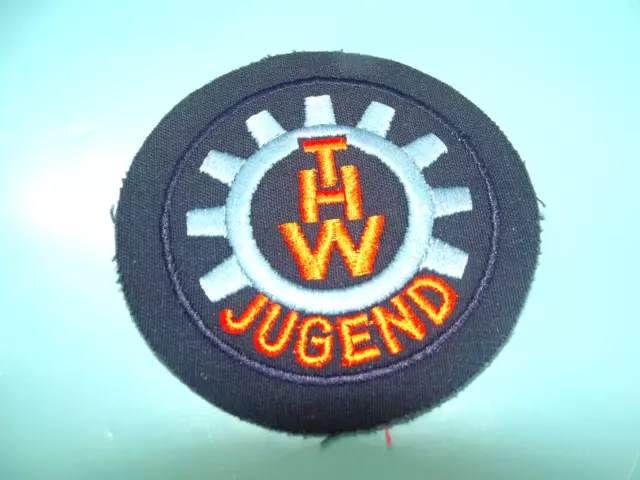 Älterer Aufnäher Patch THW Technisches Hilfswerk Jugend