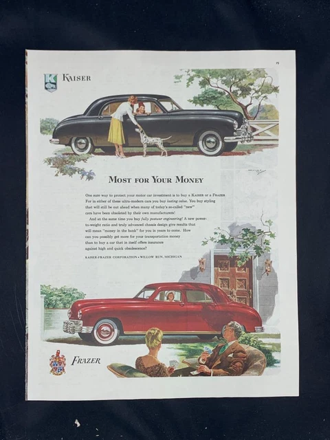 Magazine Ad* - 1948 - Kaiser-Frazer - (#3)