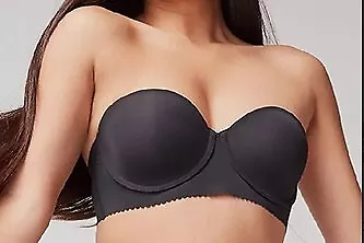 Gisela Reggiseno 138 Balconcino Senza Cuciture In Microfibra Colore Nero