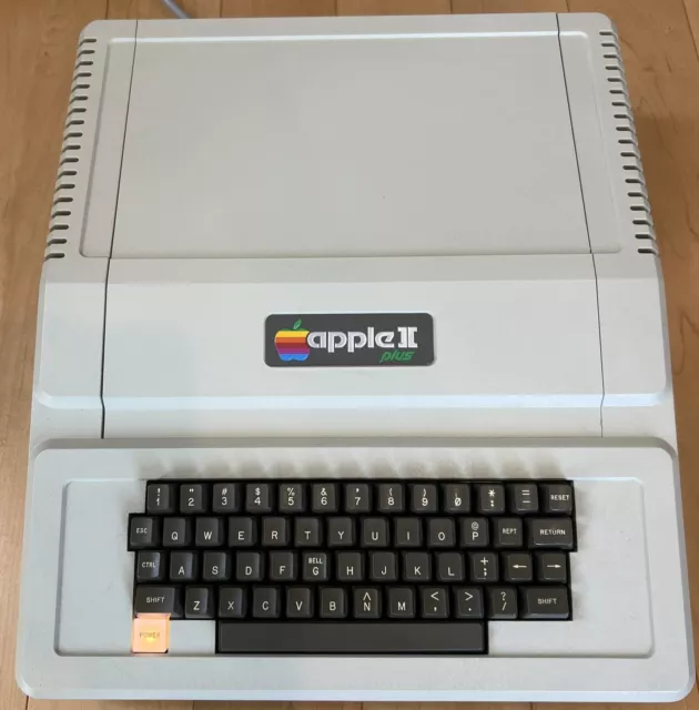 Vintage Apple II Plus Computer with 16KB Language Card & Disk II Drive , Working
