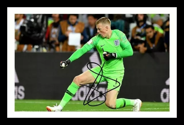 Jordan Pickford - England Autograph Signed & Framed Photo