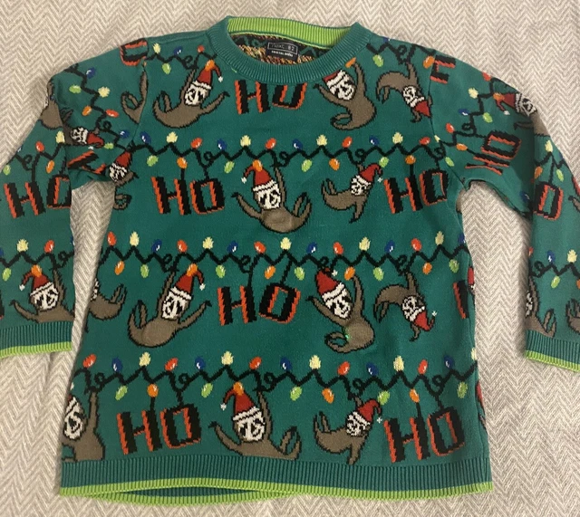 SLOTH CHRISTMAS JUMPER next 4 5 Years 10.99 PicClick UK