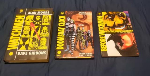 DC Comics The Deluxe Edition Watchmen/ Graphic Novel Lot New MINT CONDITION Hot