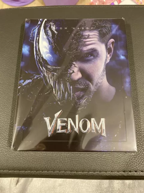 Steelbook Venom Filmarena Bluray 4K + Bluray 3D + Bluray + Bluray bonus
