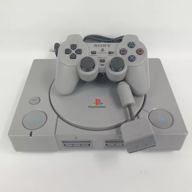 Sony Playstation 1 PS1 Gray Original japan + 4 games Tested Working  SCPH-5502.