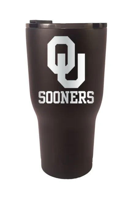 Oklahoma Sooners RTIC Laser Engraved 20 or 30 oz Stainless Steel Tumbler