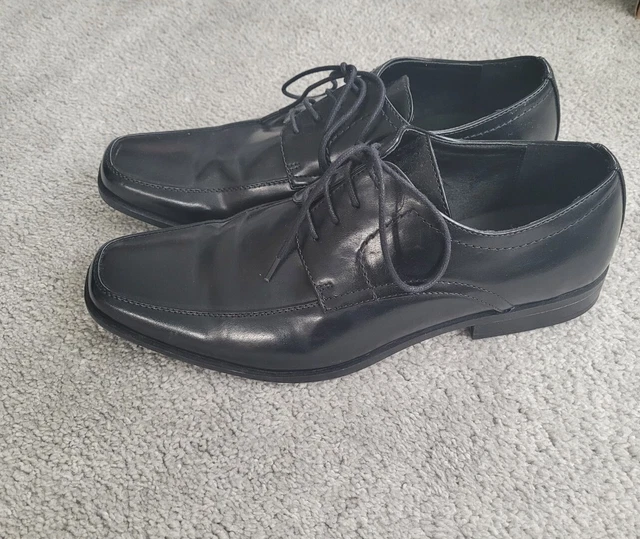 MENS TESCO F F Black Shoes To Fit Size UK 9 10.00 PicClick UK