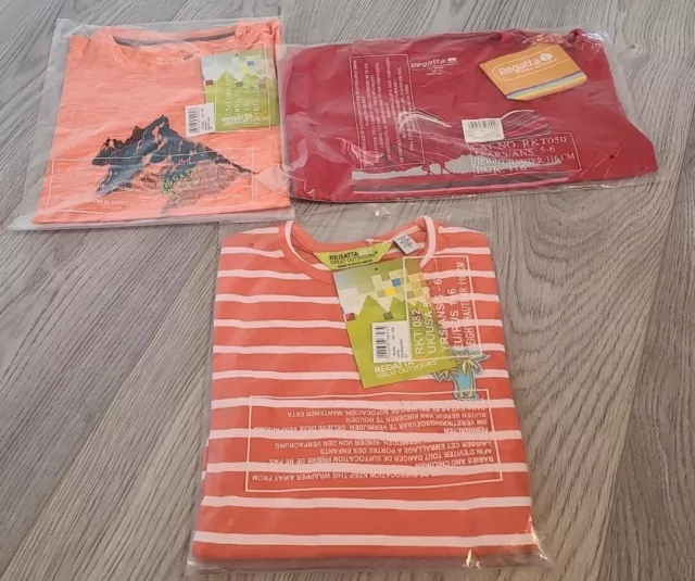 Mixed Kids  Clothes Bundle Wholesale Joblot 3 Items Brand New Regatta Age  5-6
