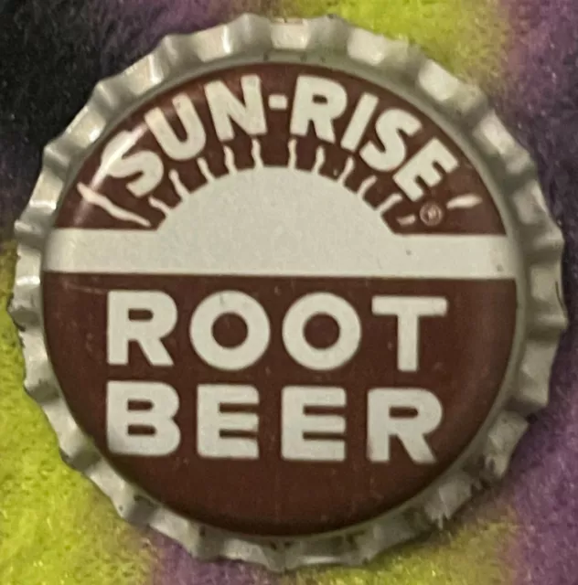 Vintage 1940s Coke Sun-Rise Root Beer Cork Bottle Cap, North Tazewell, VA