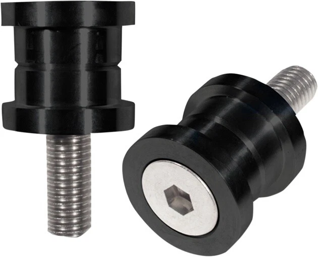 Speed Merchant 1" Solid Riser Bushings Black #SM-HDSRBB Harley Davidson