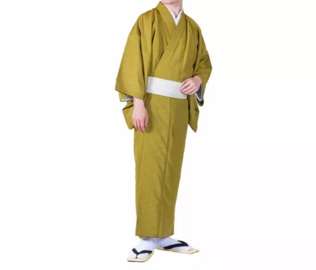 Set kimono giapponese tradizionale da uomo: Kimono Haori, Kaku Obi e Kimono  Nagagi da uomo in saldo -  Italia