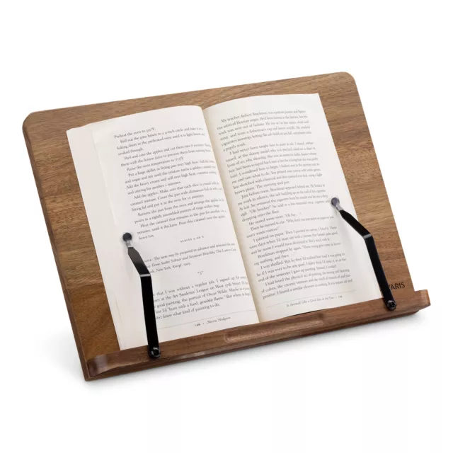 Soporte para libros - Atril plegable de madera para libro de cocina lectura o