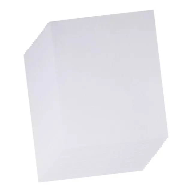 20 Sheets Vide Fabrication Bijoux Papier Rétractable Translucide