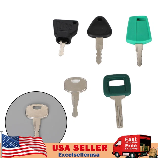 5Pcs For Volvo Heavy Equipment Ignition Keys W Laser Cut Key UE