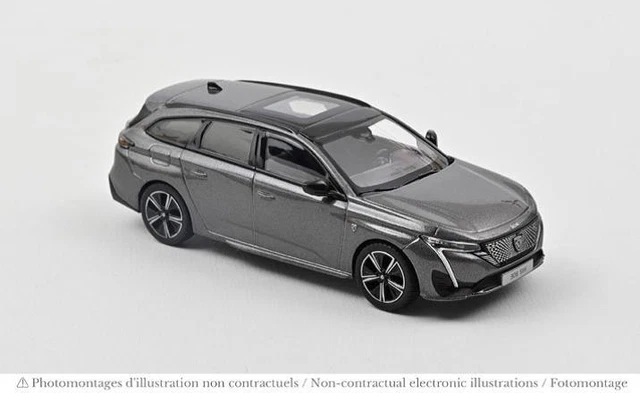 Modellino Auto Norev 1/43 Peugeot 308 GTi Sport Versio - Argento Pressofuso