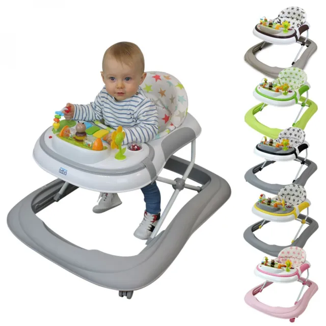 Monsieur Bébé ® Trotteur Bébé Évolutif Musical Pliable Et Réglable En