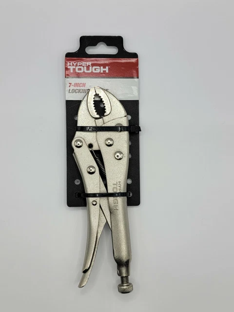 Hyper Tough 7 Inch Curved Jaw Locking Pliers UW70002A