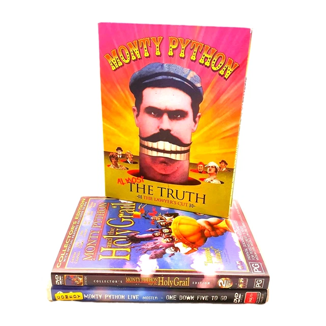 MONTY PYTHON ALMOST The Truth + Holy Grail + Live DVD British Comedy ...