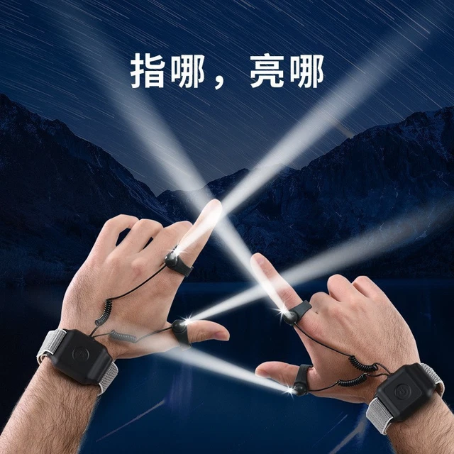 LED WRIST LIGHT Rechargeable Fishing Repair Torch UK Outdoor Camp New ...