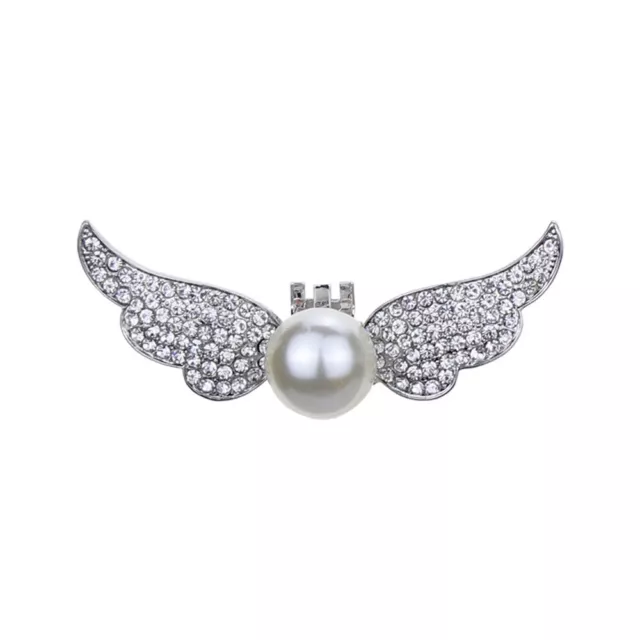 Diamante Butterfly Shoe Clip Charm Buckle Remove Wing Crystal Pearl Decoration