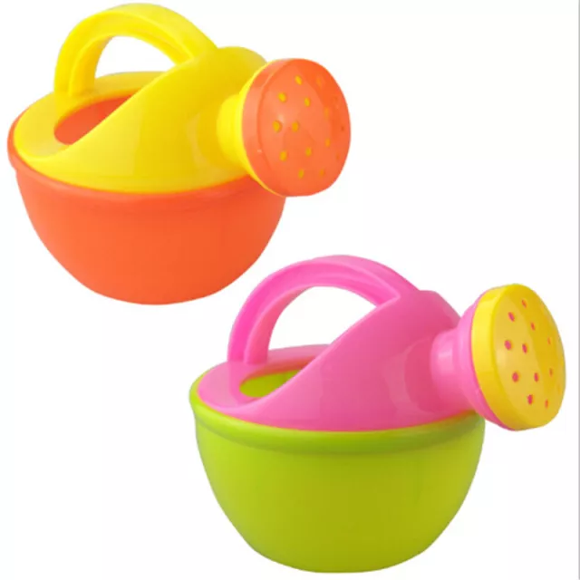 Baby bath toy plastic watering pot beach play sand water t=y=