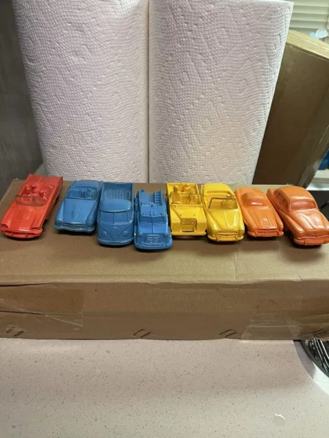 Vintage lot of 8 Tomte Laerdal Norway Toy Car VW truck, mercedes, land rover Vintage lot of 8 Tomte Laerdal Norway Toy Car VW truck, mercedes, land rover