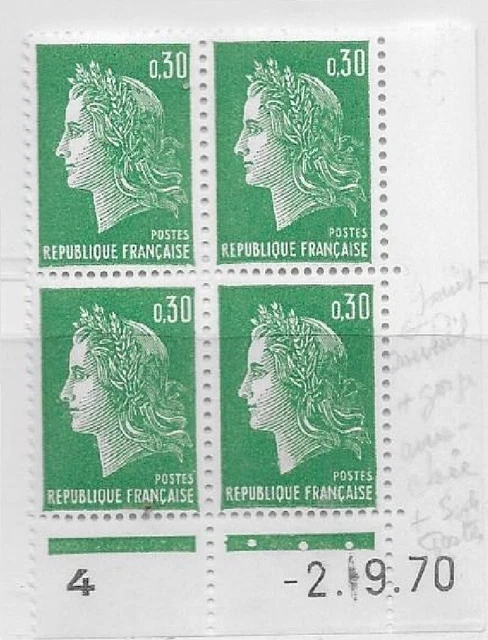 Bloc De 4 Timbres Marianne De Becquet Neufs - Série 5535/36, Très Beaux Exemplaires Pour Collection Philatélie