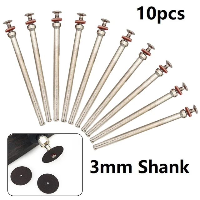 Mandrins De Polissage Pour Outil Rotatif - Lot De 10, Tige 2,35 Mm, Longueur 45 Mm, Pour Bijoux, Perles - 4
