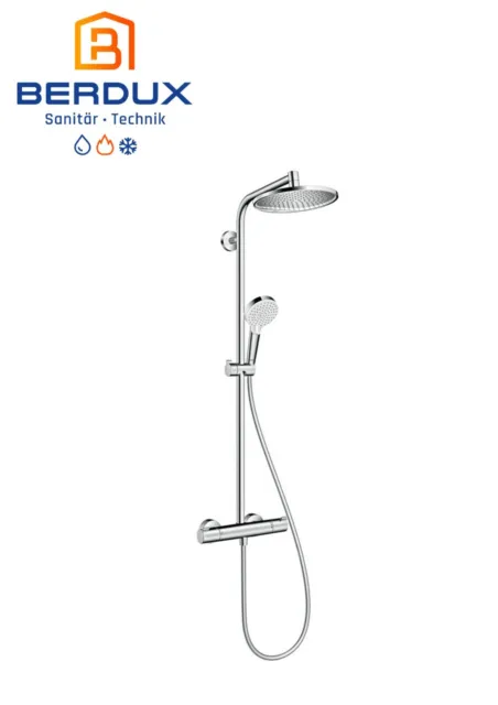 Hansgrohe Showerpipe Raindance Select chrom Kopfbrause Raindance Air 1jet 300mm 3