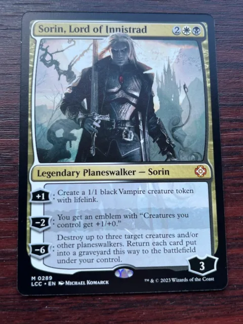 1x SORIN LORD OF INNISTRAD - Commander - MTG - Magic the Gathering
