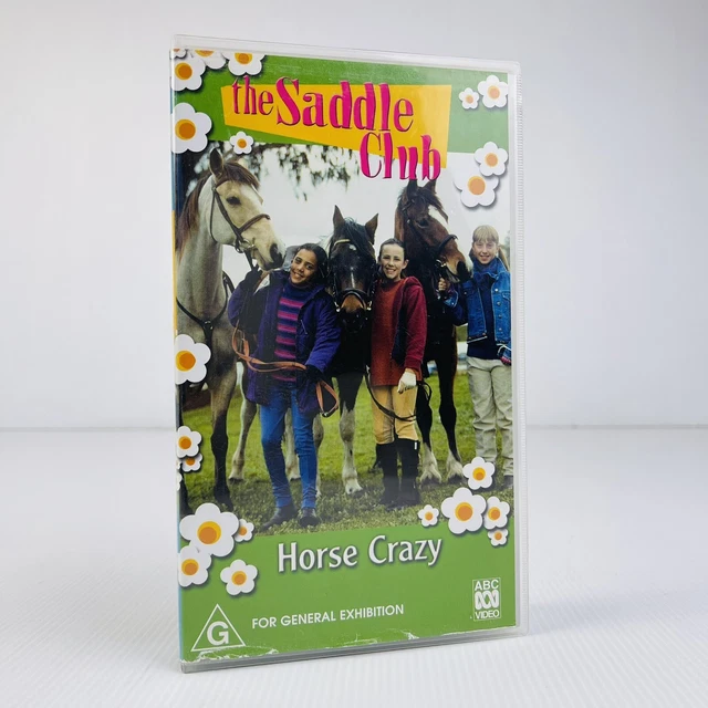 THE SADDLE CLUB Horse Crazy VHS Video Tape Vintage 2002 ABC VIDEO 30.