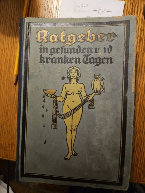 Rare, German Medical Book, Undated, Ratgeber In Gefunden, Dr. F. Ronig, Survived