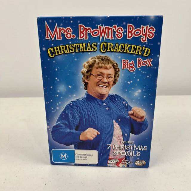MRS BROWNS BOYS CHRISTMAS CRACKER'D BIG BOX SET 3 DVD Set Free Postage