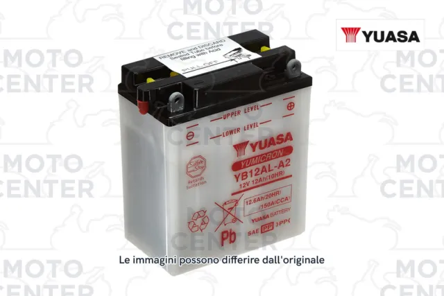 Batterie YUASA YB12AL-A2 12 V - 12 Ah. Cca 150 Sans Solution Interne