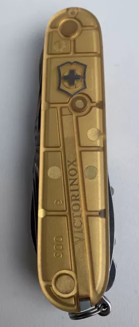 Rare Victorinox Climber GOLD 2016 Limited Edition Olympics Rio Used